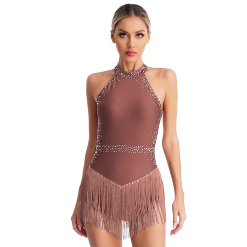 Women sequins tassel leotard - women,