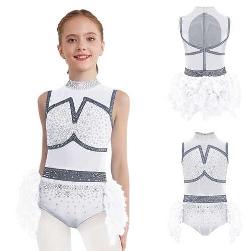Girls sequins feather tulle - feather,