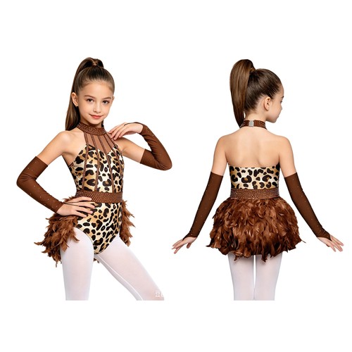 Girls leotard printed - girls,