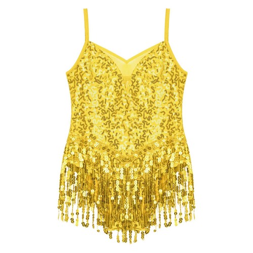 Girls sequins tassel latin - tassel,