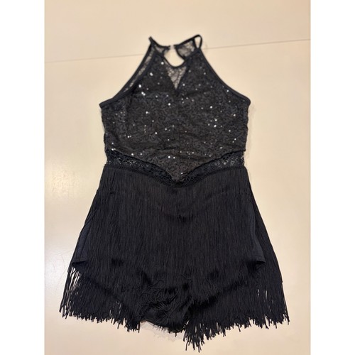 Black sequin lace - sequin, dance