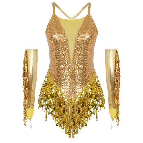 Women sequins latin dance set - latin,