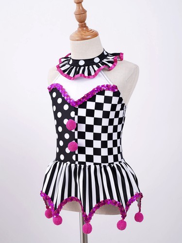 Girls circus clown - circus, halloween